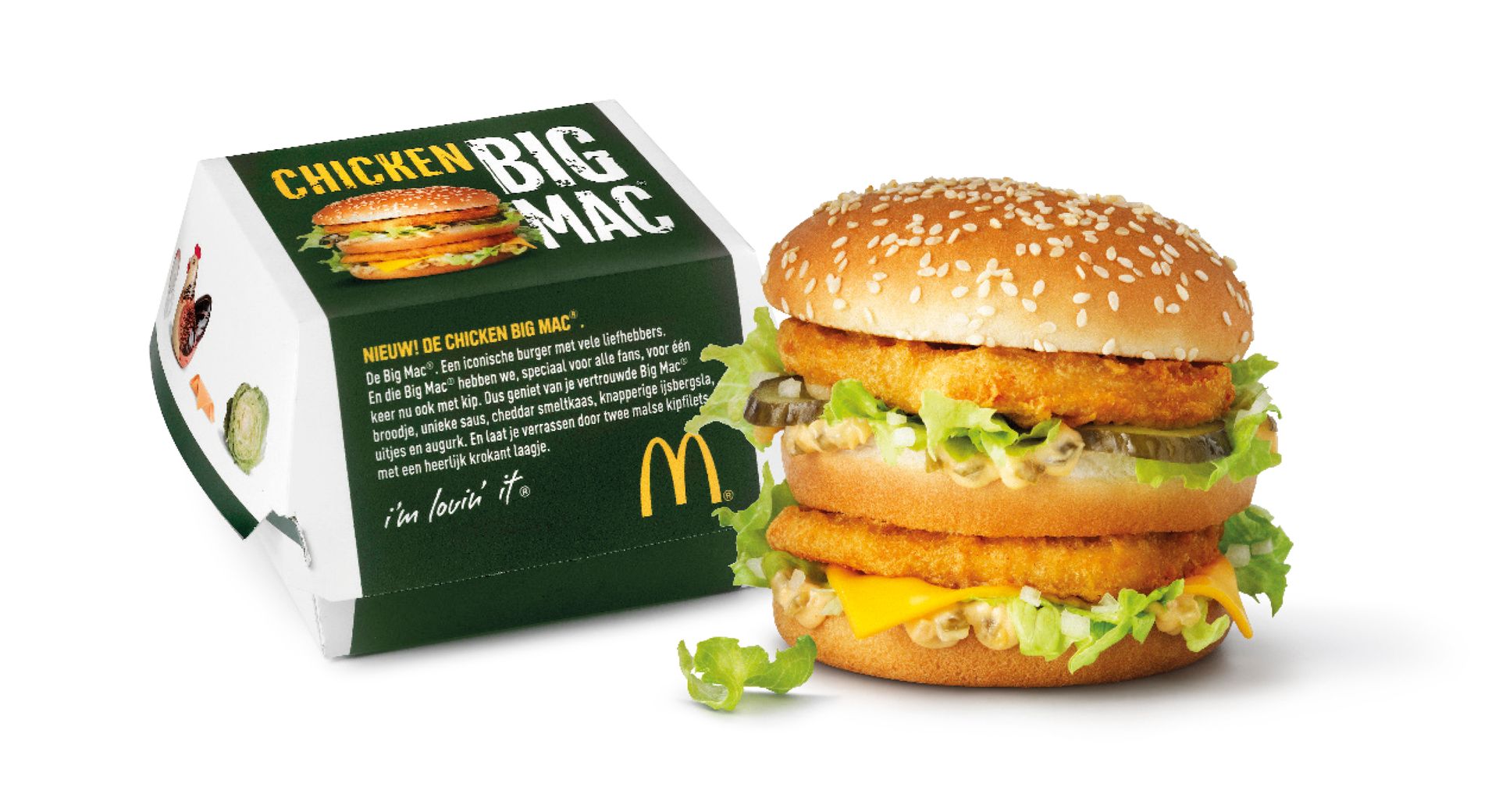 Opgelet de Chicken Big Mac is vanaf nu te bestellen bij McDonalds!