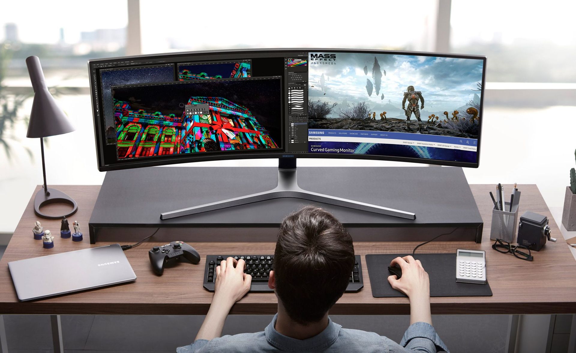 Maaltijd pak maatschappij Zo ziet gamen op de grootste desktop monitor van Samsung eruit! |  Gewoonvoorhem