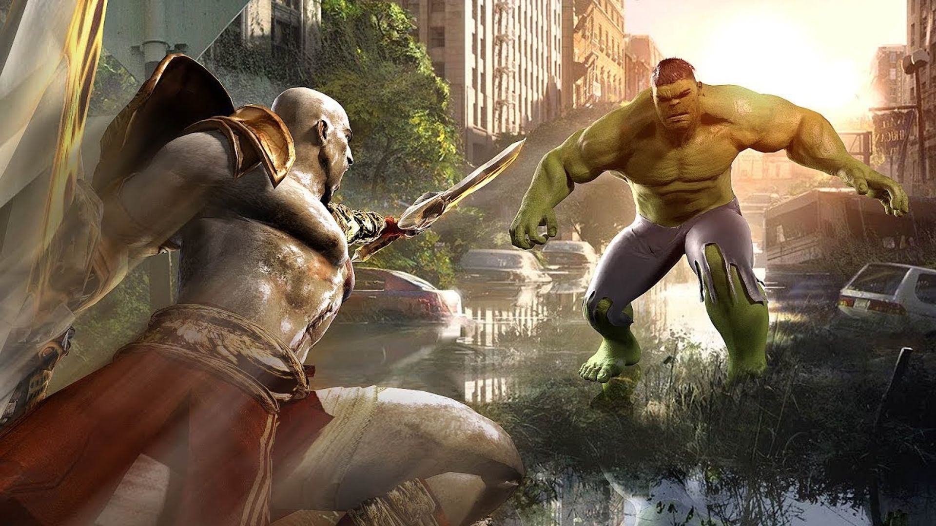 Hulk Kratos Arcade Mode Mightyraccoon