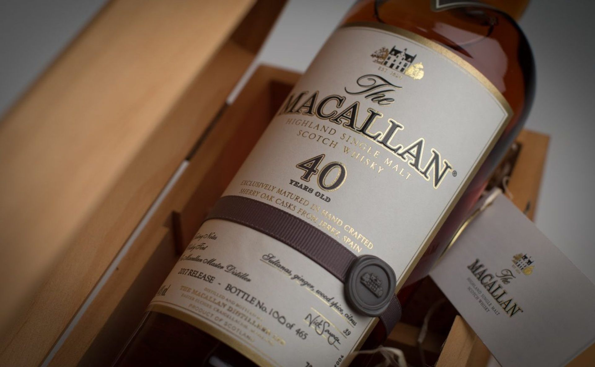 The macallan 40 year old