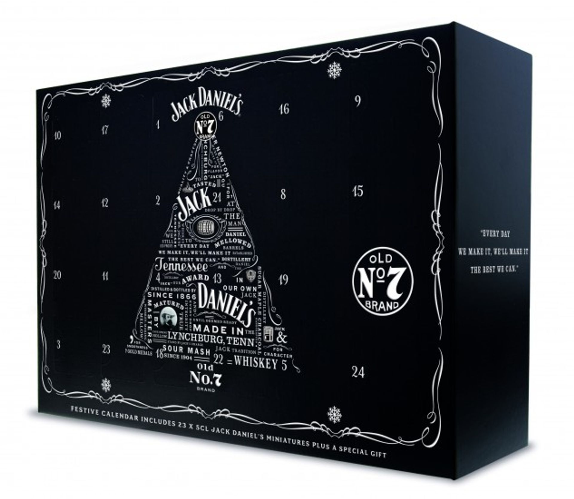 De Whiskey Adventskalender van Jack Daniels doet écht verlangen