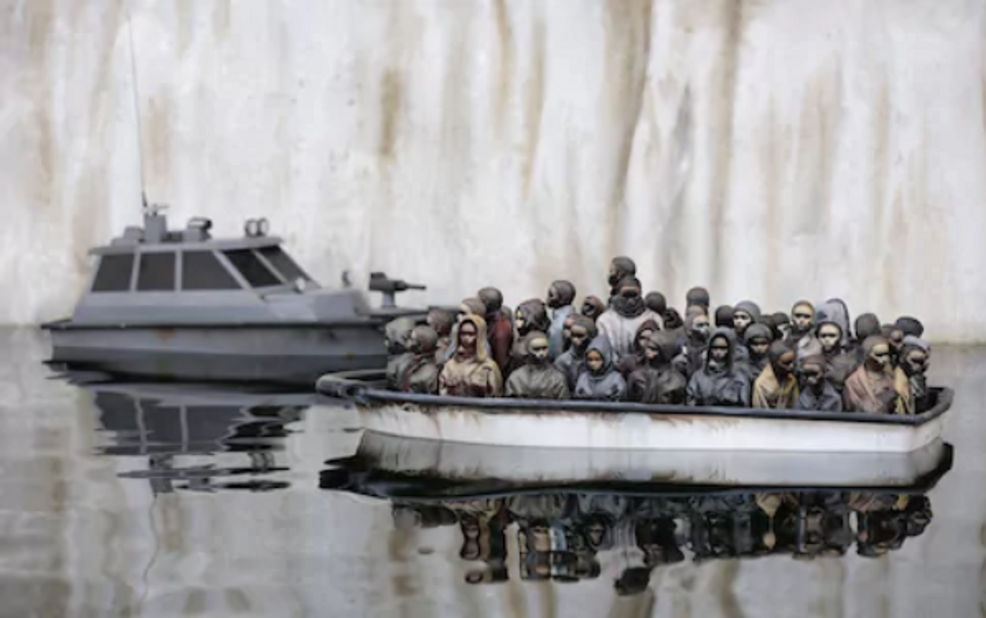 Banksy Boat raffle gewoonvoorhem 2