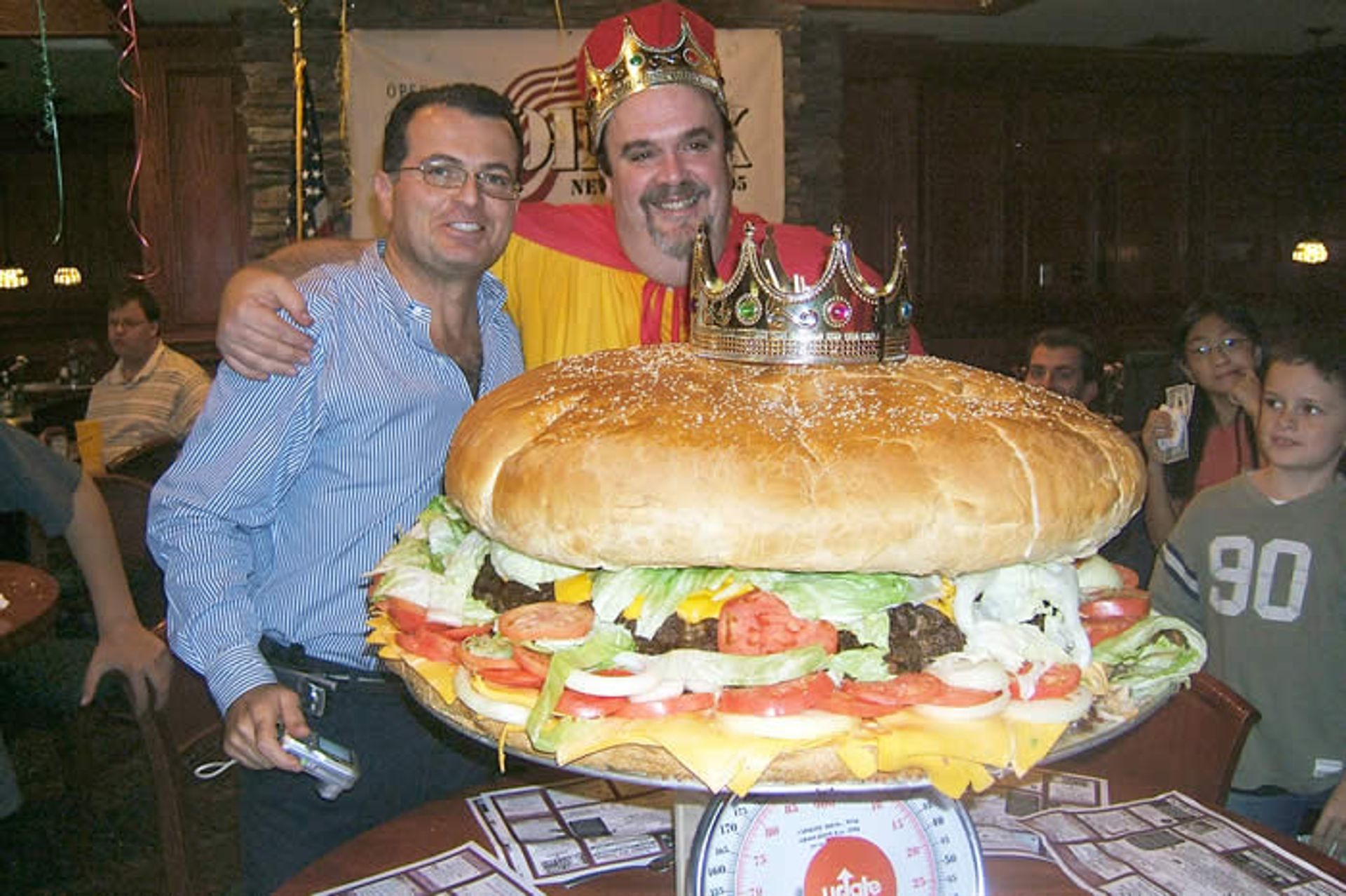 50 kg cheeseburger Gewoonvoorhem