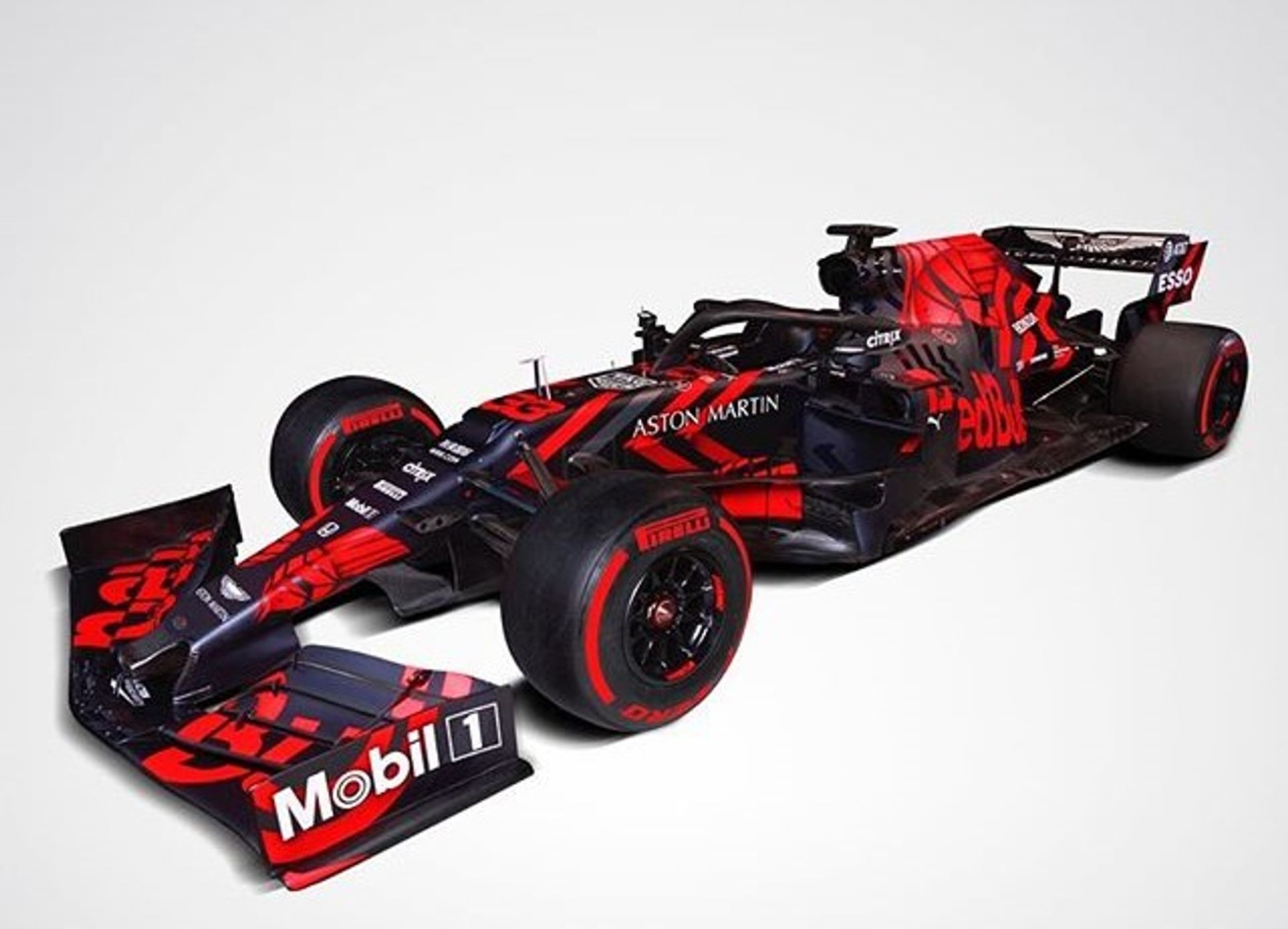 Honda-aangevoerde RB15 Max Verstappen Gewoonvoorhem header