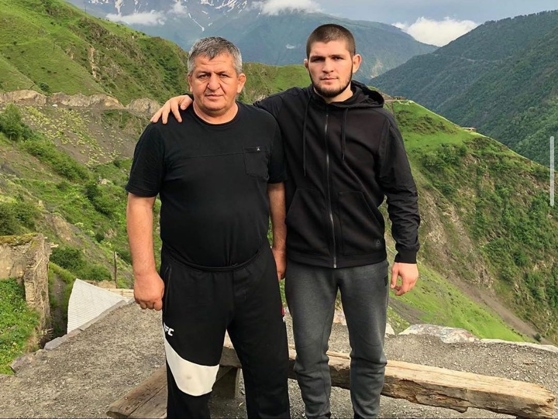 фото хабиба с отцом