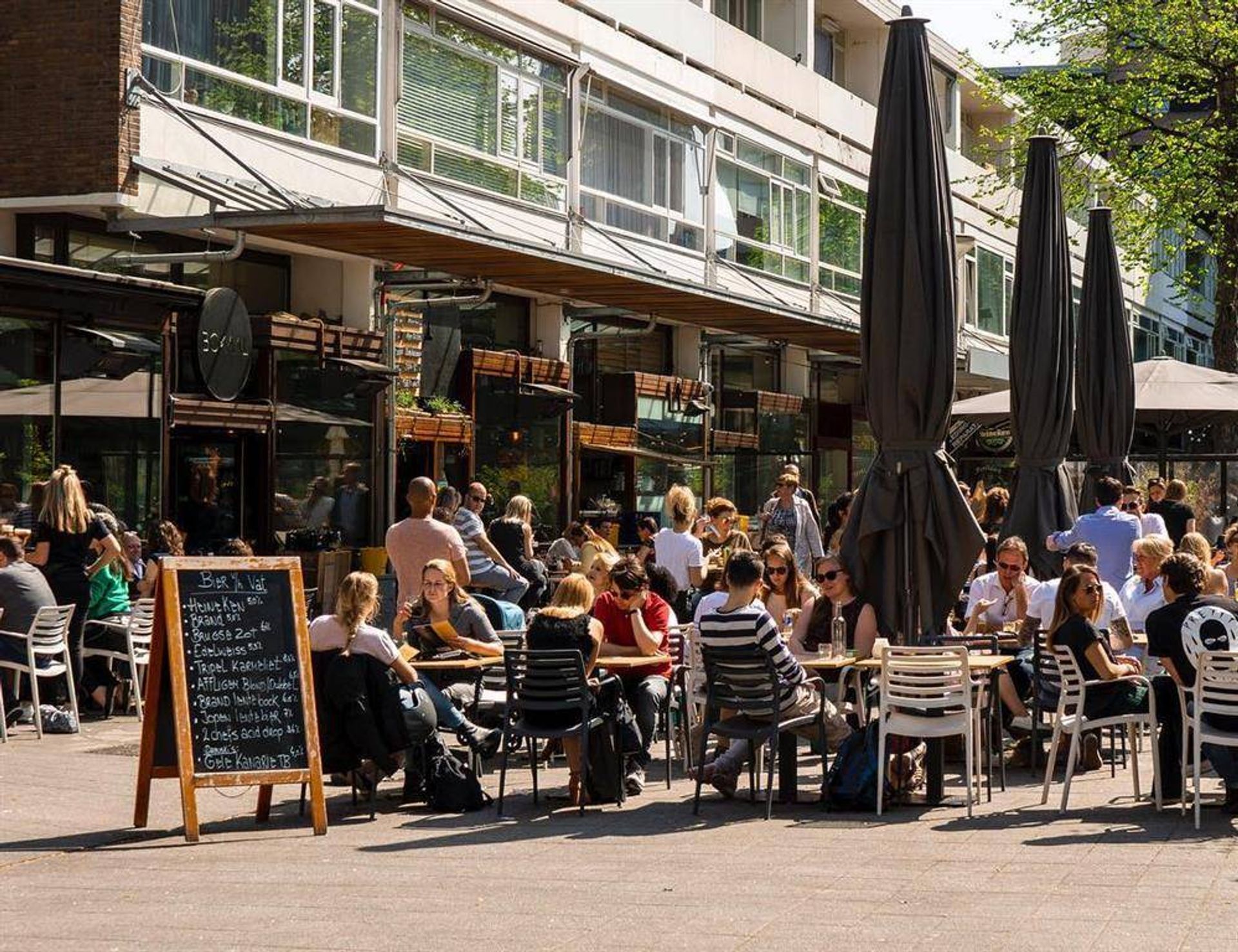 terrassen met de beste bieren in Rotterdam