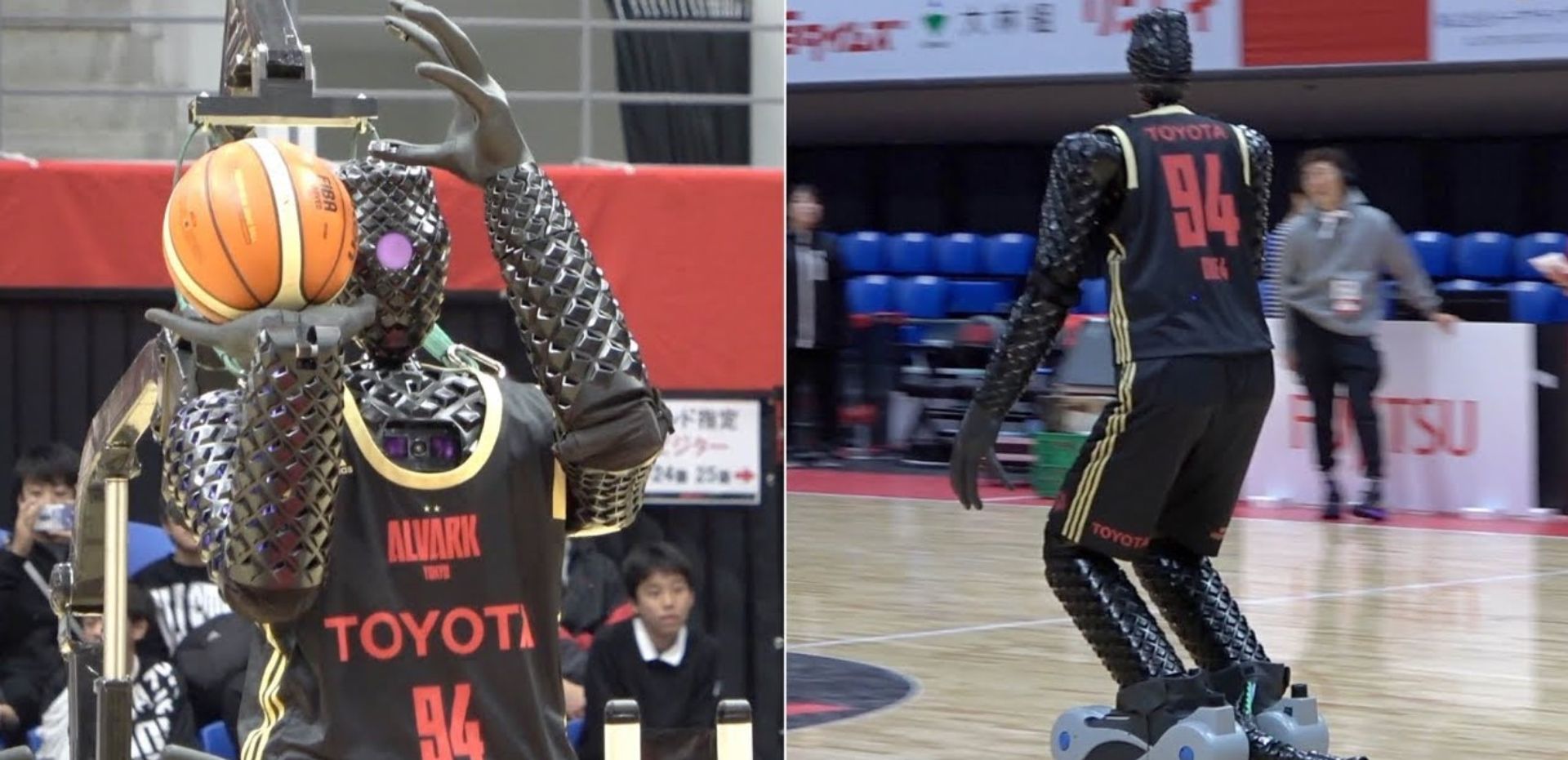 basketbal robot toyota cue