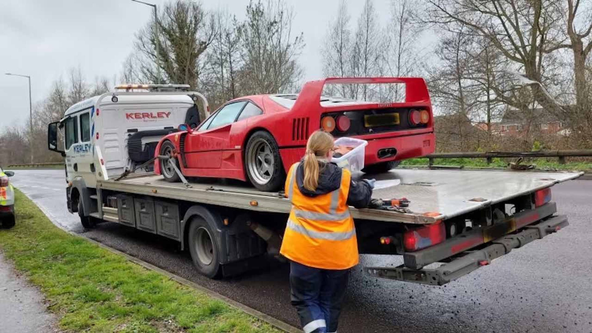 Ferrari F40 politie