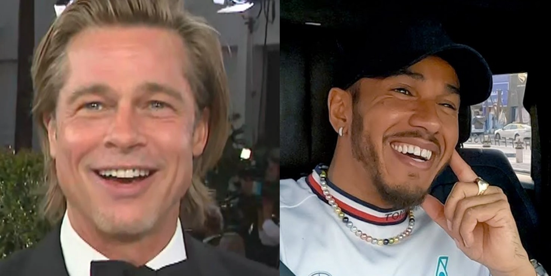 lewis hamilton brad pitt apex