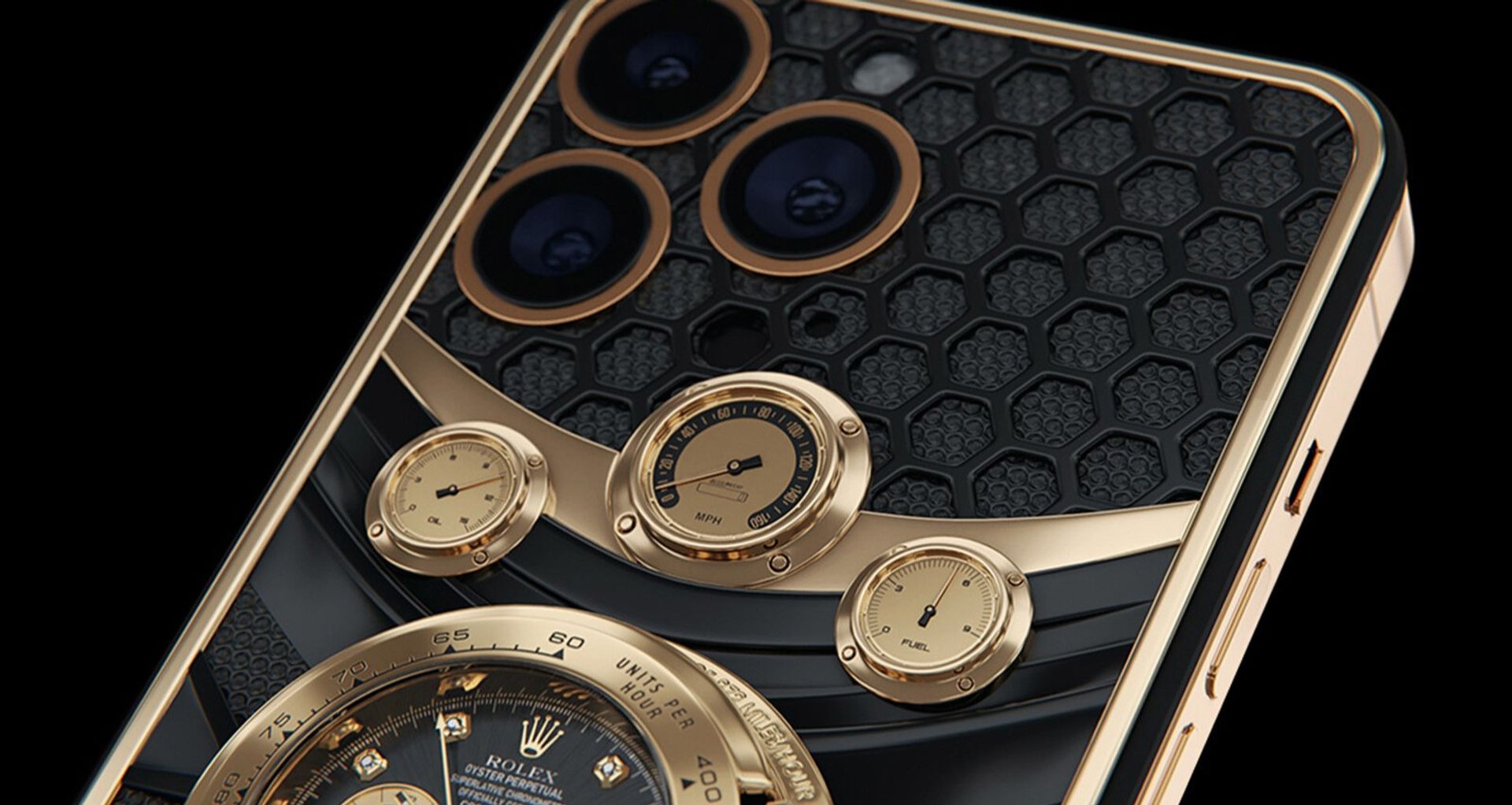 Caviar Rolex Daytona iPhone 14