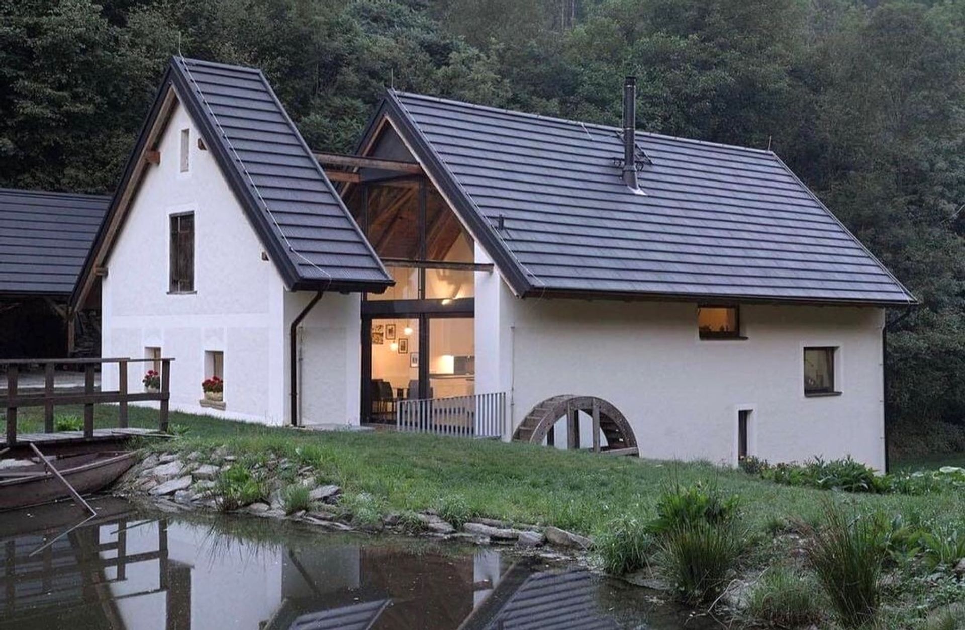 watermolen moderne villa