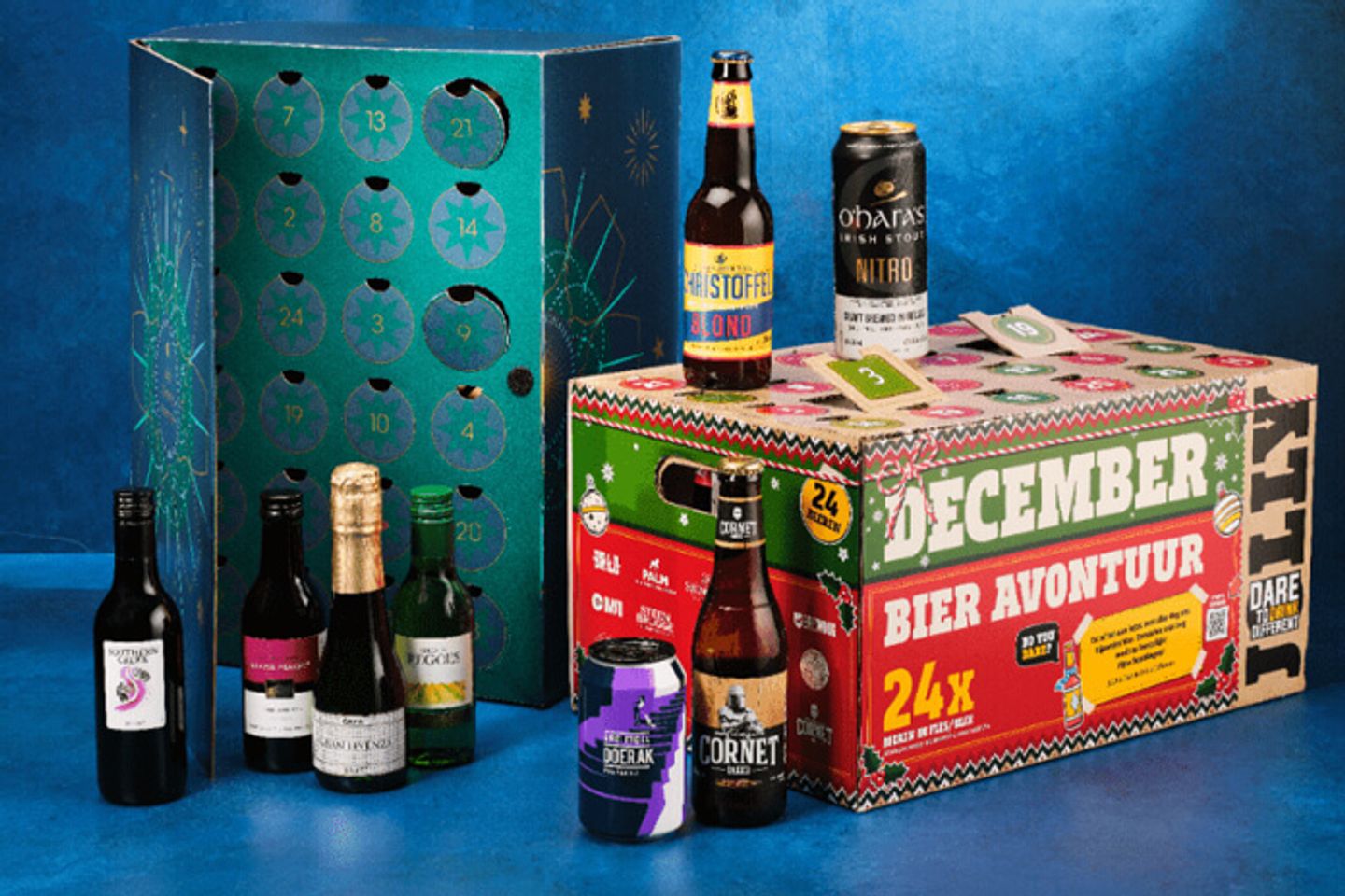 Maak het aftellen nóg leuker met deze wijn adventskalender van Aldi
