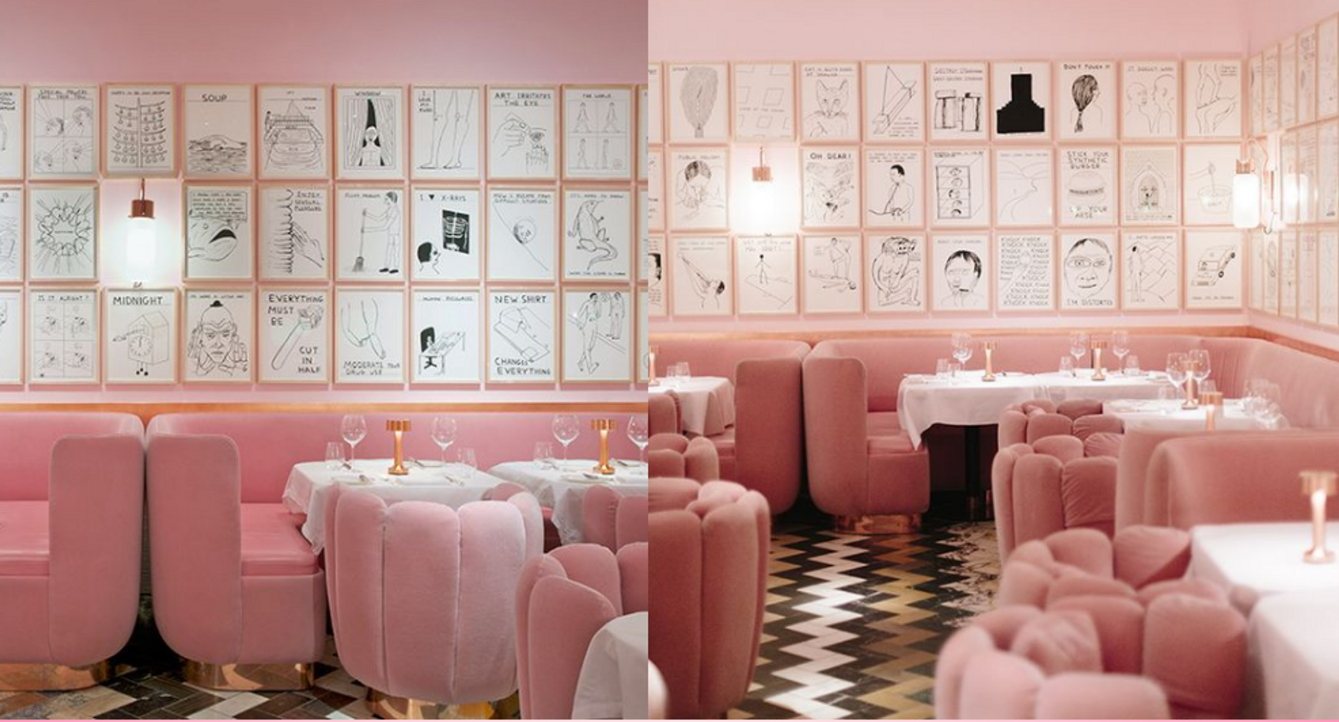 Pink restaurants