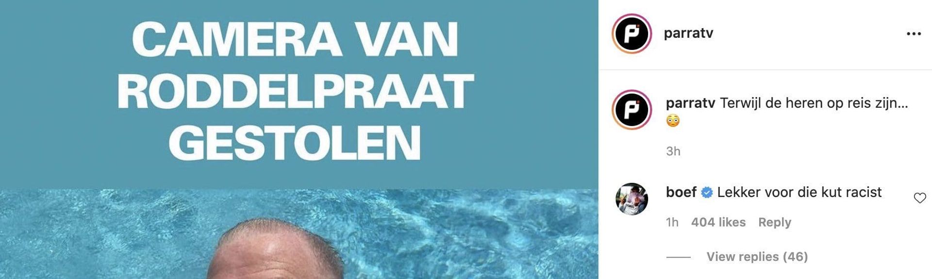 Rapper Boef: 'Jan Roos is k*t racist' roddelpraat-camera