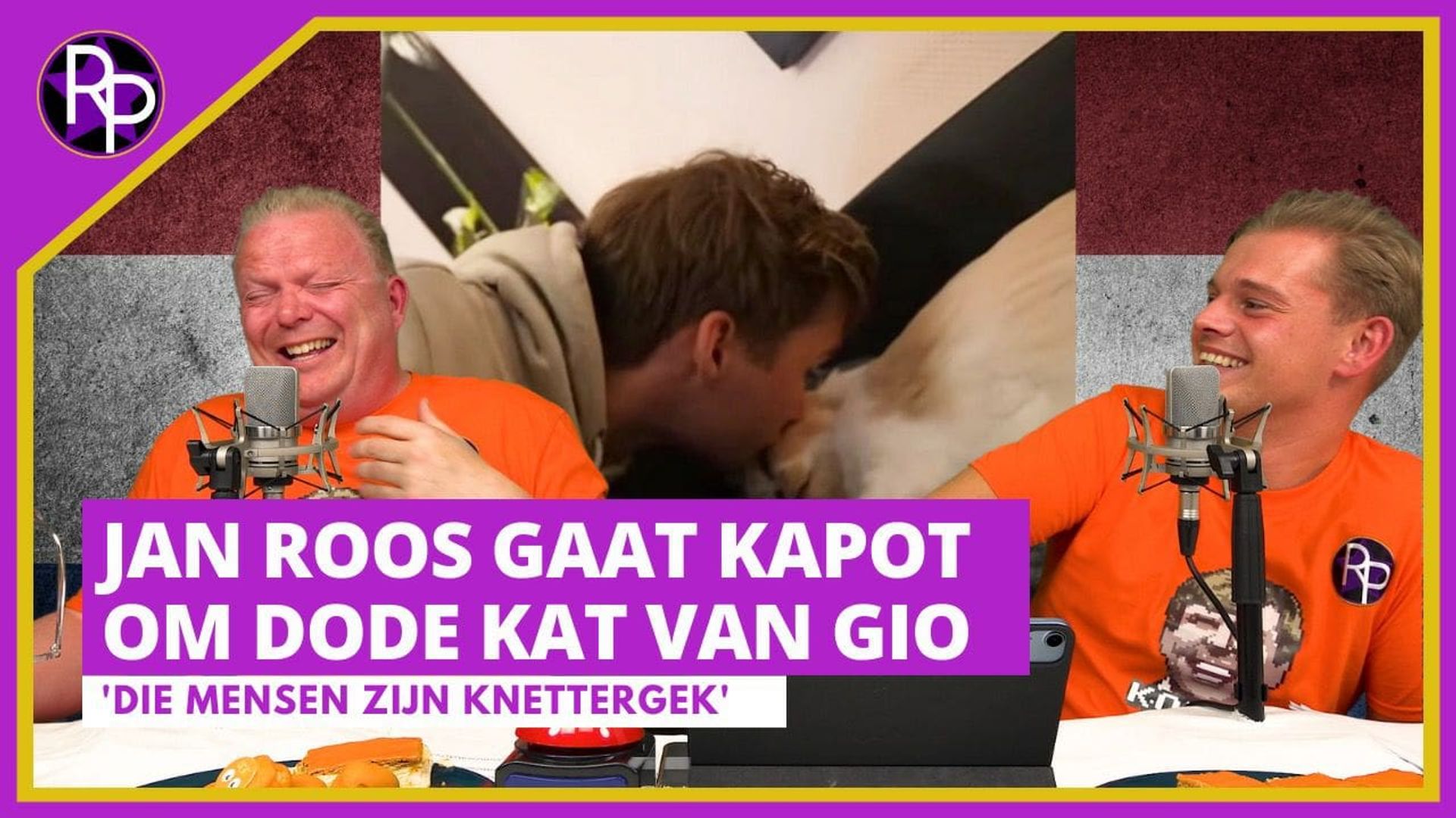 Jan Roos lacht keihard om dode kat van Gio | Roddelpraat