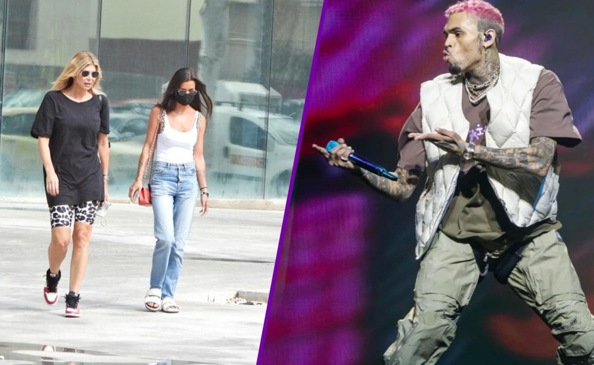 Jaimie Vaes en Estelle Cruijff misdragen zich bij concert van Chris Brown