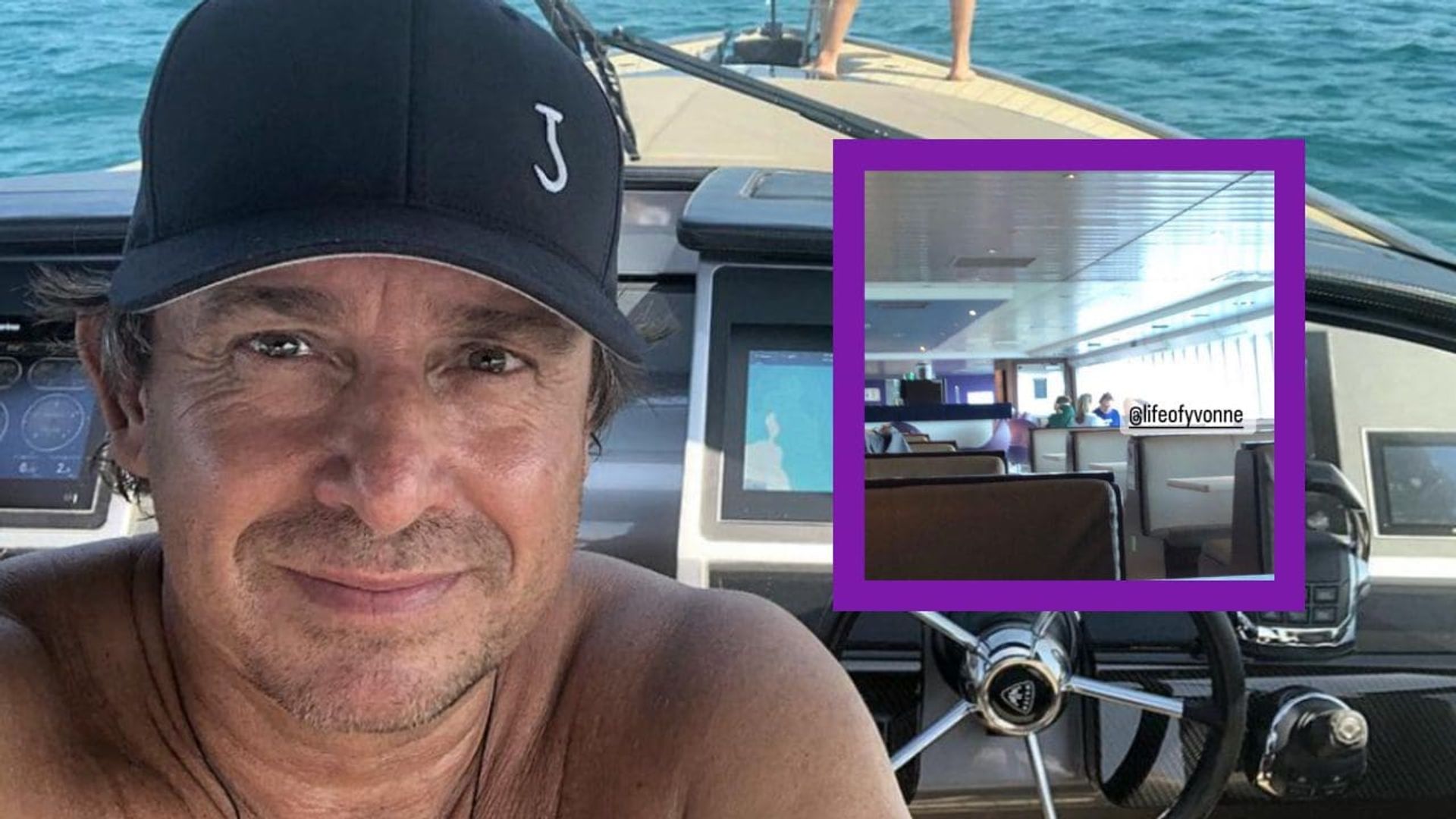 Marco Borsato is op vakantie met een nieuwe liefde