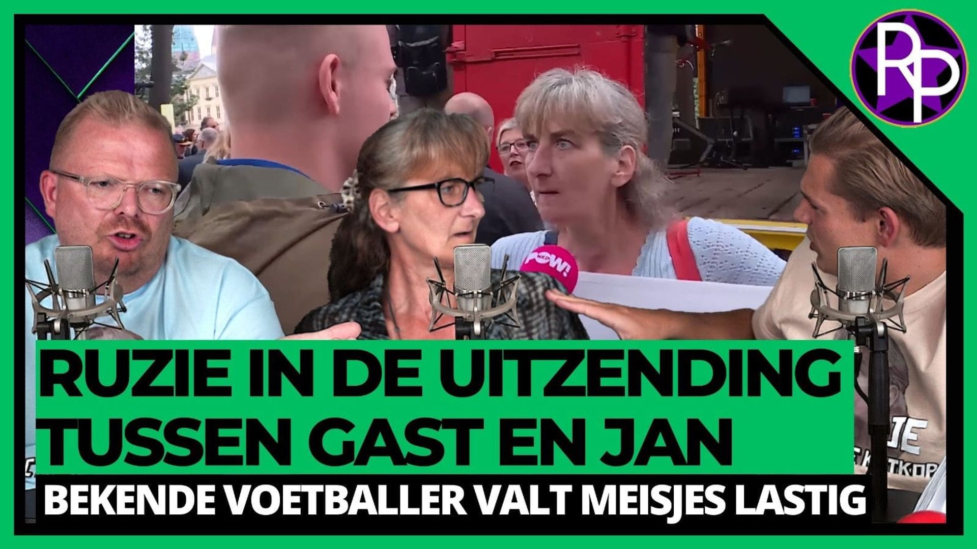 Ruzie tussen Jan Roos en gast: 'Jij bent knettergek' & Bekende voetballer valt meisjes lastig