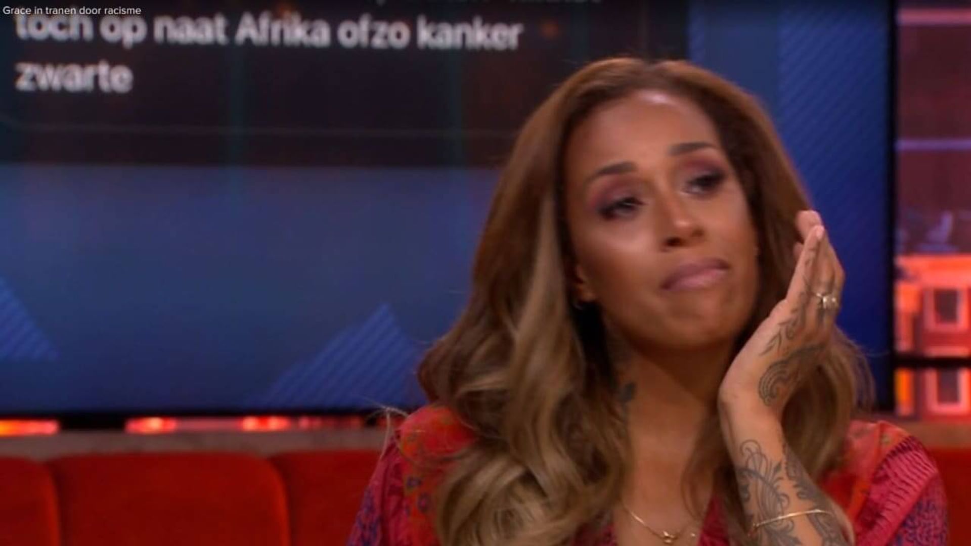 Glennis Grace is in tranen uitgebarsten tijdens Open Casa