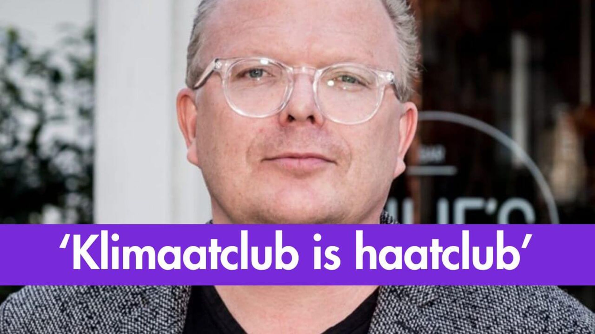 jan roos klimaatclub haatclub